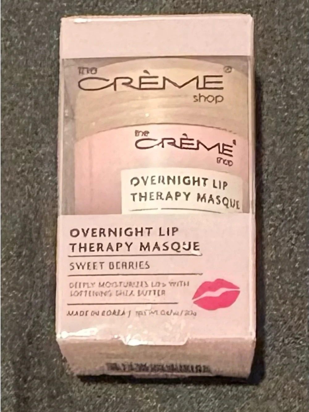 The Creme Shop Overnight Lip Therapy Masque - Sweet Berries - NEW
